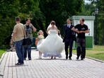 В Коломенском играется очень много свадеб.