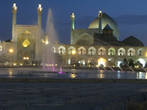 Площадь Хомейни, мечеть Шаха ночью