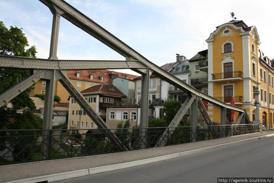 Мост через Зальцах Оберндорф-Зальцбург, Австрия