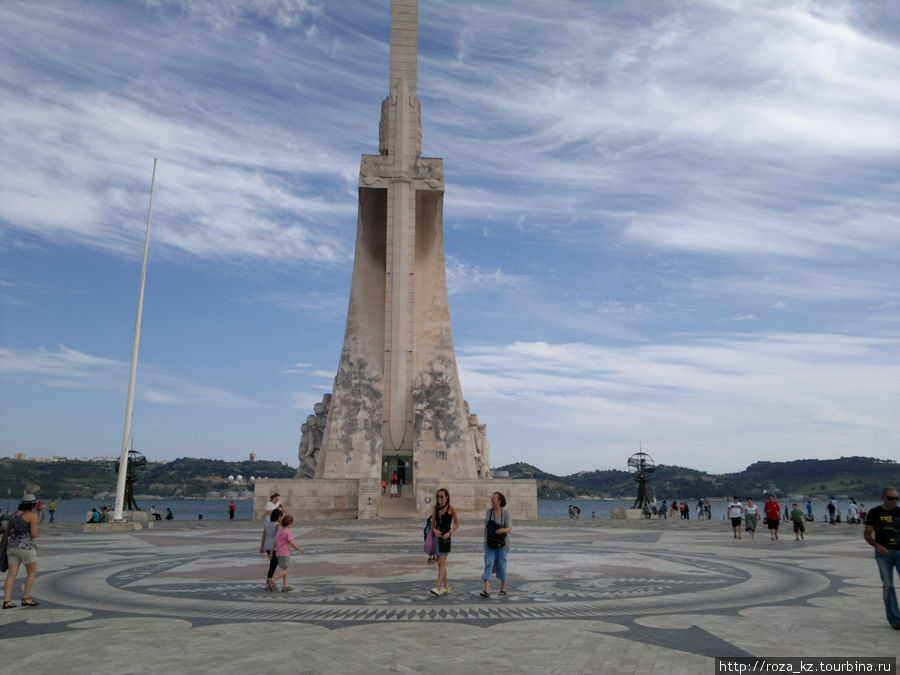это вид на памятник с торца Лиссабон, Португалия