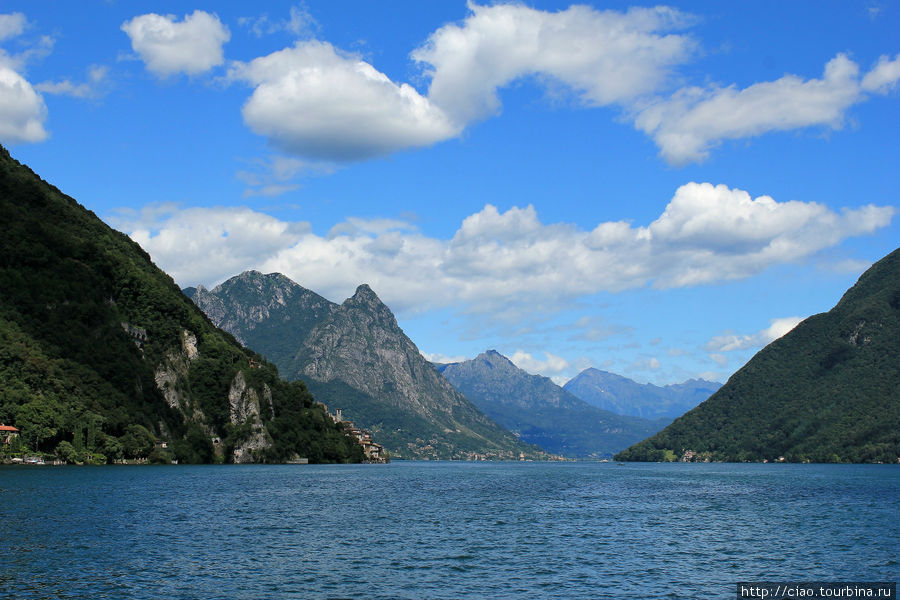 Прогулка по Луганскому озеру. Лугано, Швейцария