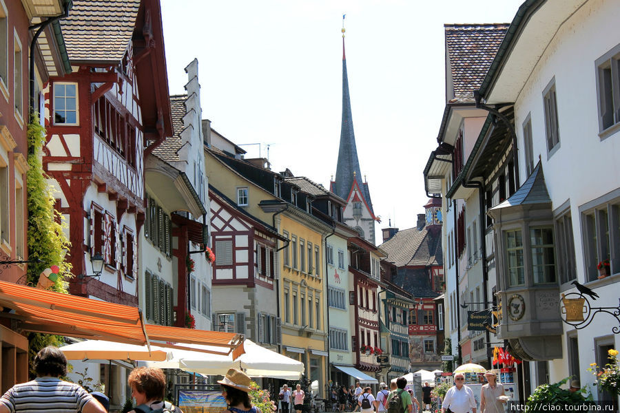 Город одной улицы. Штайн-на-Рейне, Швейцария