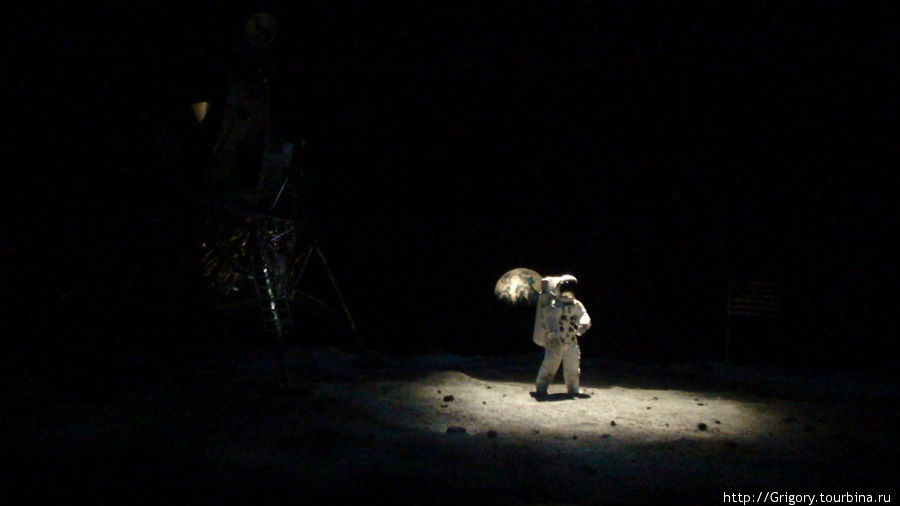 Шоу высадки астронавта на луну Штат Флорида, CША
