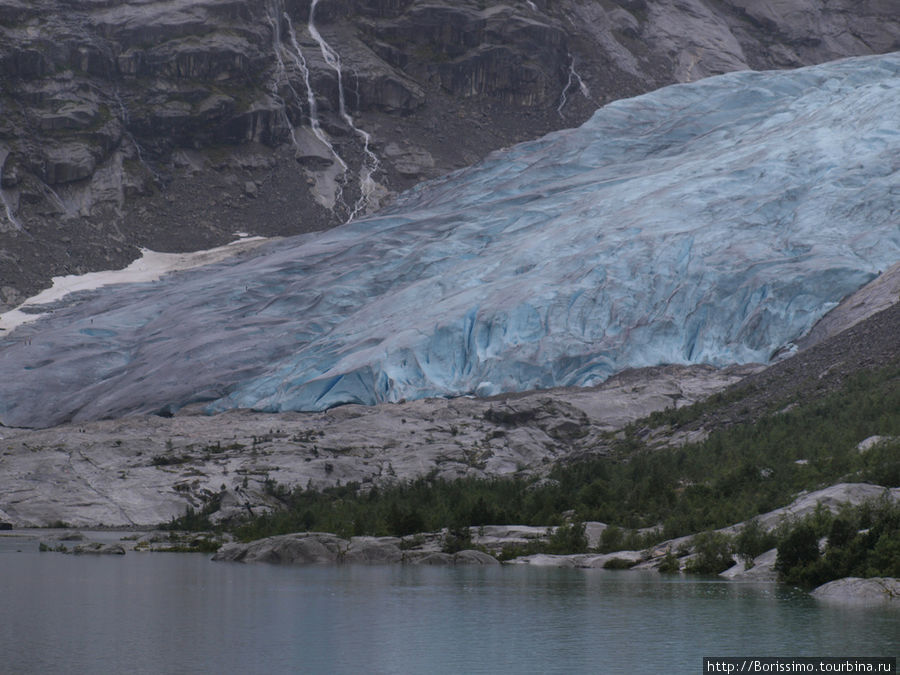 Ледник Jostedalbreen. Норвегия