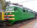ВЛ60 (Владимир Ленин, тип 60) — первый советский магистральный электровоз переменного тока, запущенный в крупносерийное производство.
На фотографии — одна из модификаций ВЛ60 — электровоз ВЛ60пк.