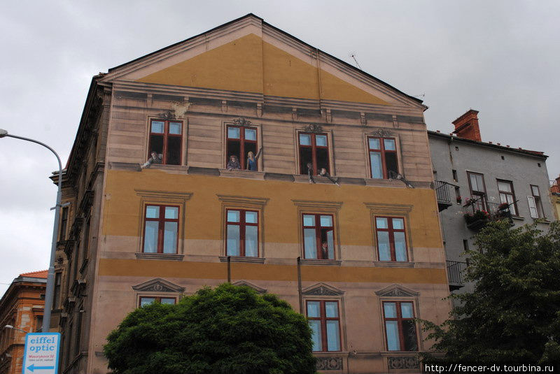 Реставрируемые фасады выглядят оригинально Брно, Чехия