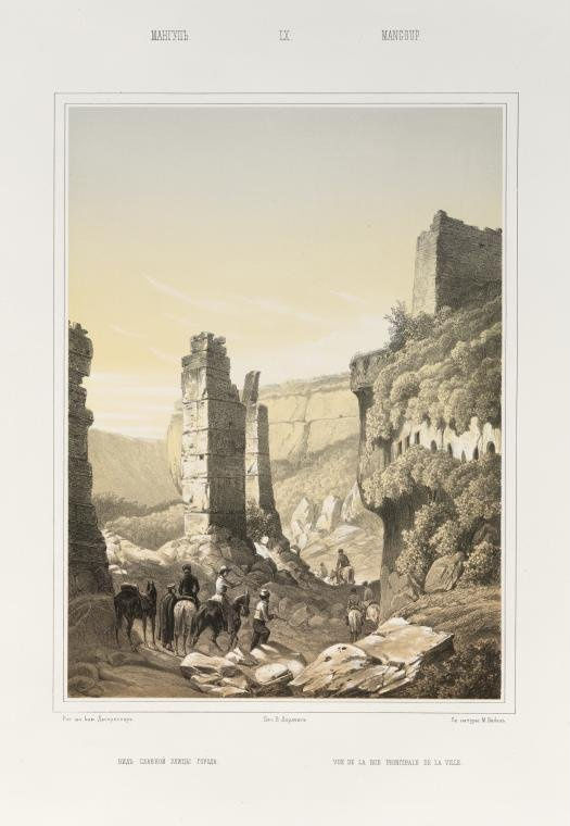 Рисунок из альбома графа А.С. Уварова, 1853 г. Область Севастополь, Россия