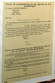 Письмо, которое подписывали пассажиры, когда отправлялись в плаванье.