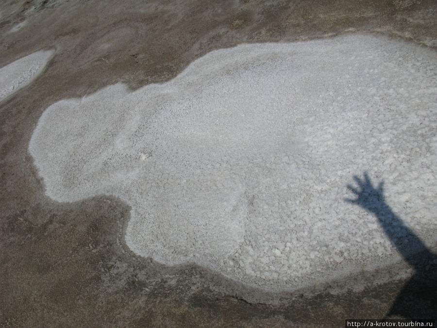 Это не лёд, а соль Нижний Баскунчак, Россия