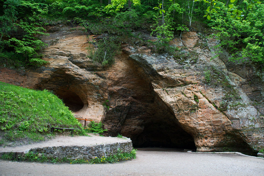 Еще пещера. Сигулда, Латвия