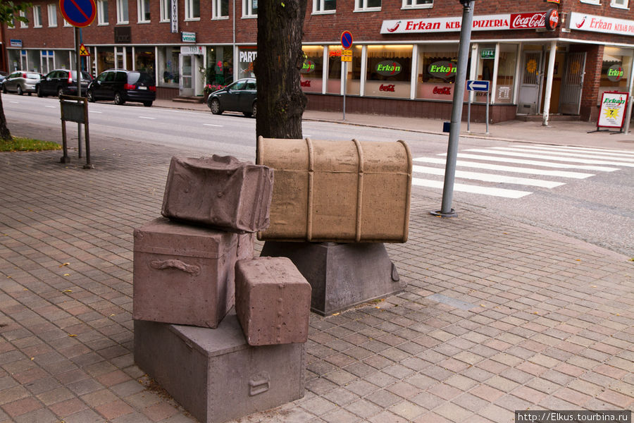 Современная скульптура в Котке Котка, Финляндия