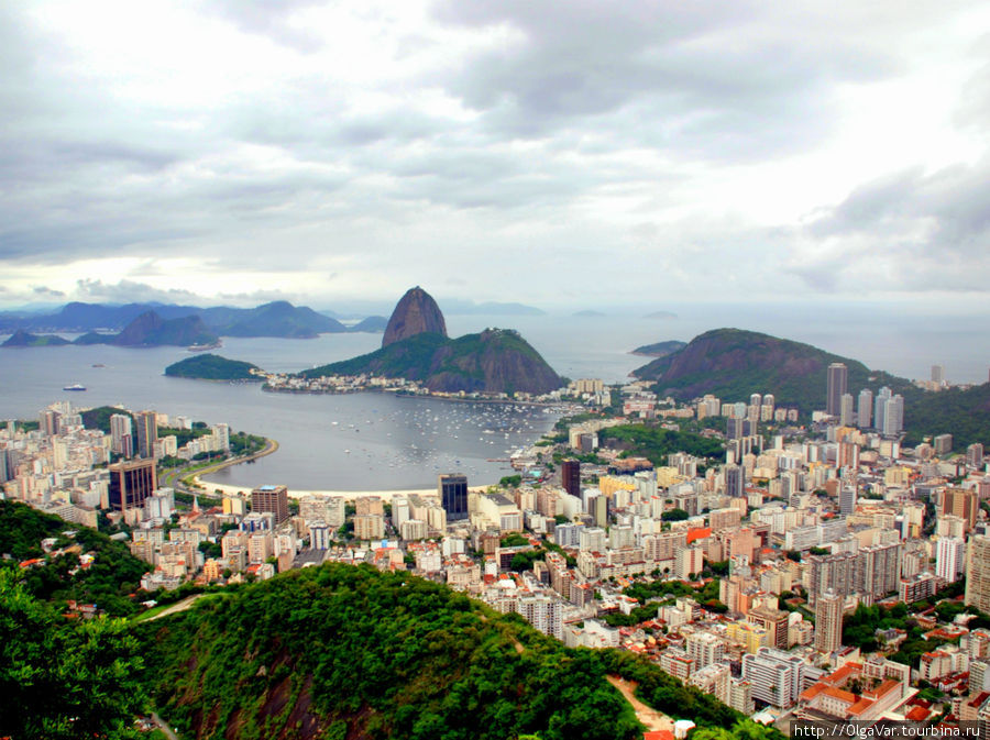 Классика — именно таким все знают Рио по фотографиям Рио-де-Жанейро, Бразилия