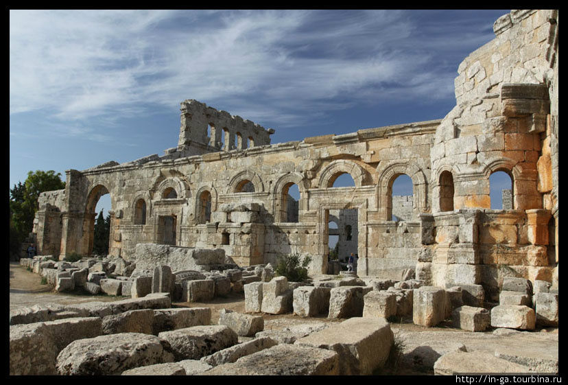 Калат-Симан (крепость и собор Симеона) Дейр-Семаан, Сирия