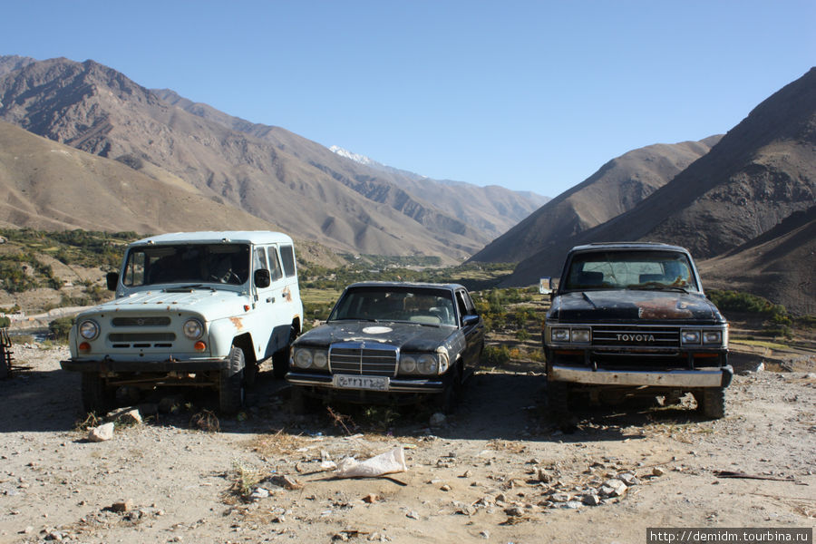 Машины Масуда. Провинция Панджшер, Афганистан