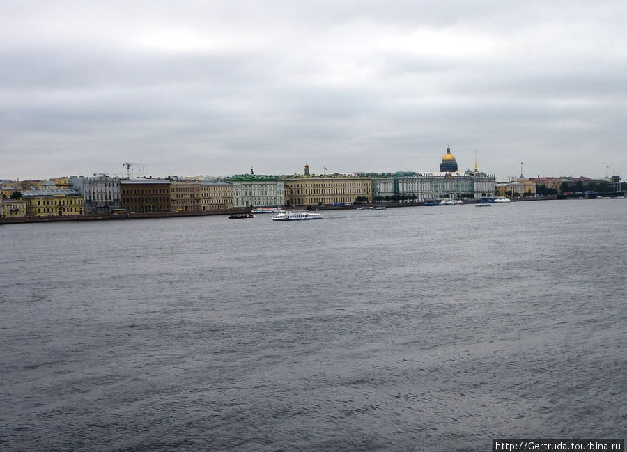Панорама города со стены крепости Санкт-Петербург, Россия