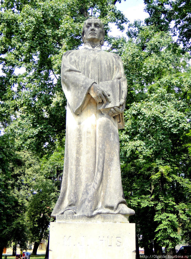 Памятник Яну Гусу Терезин, Чехия