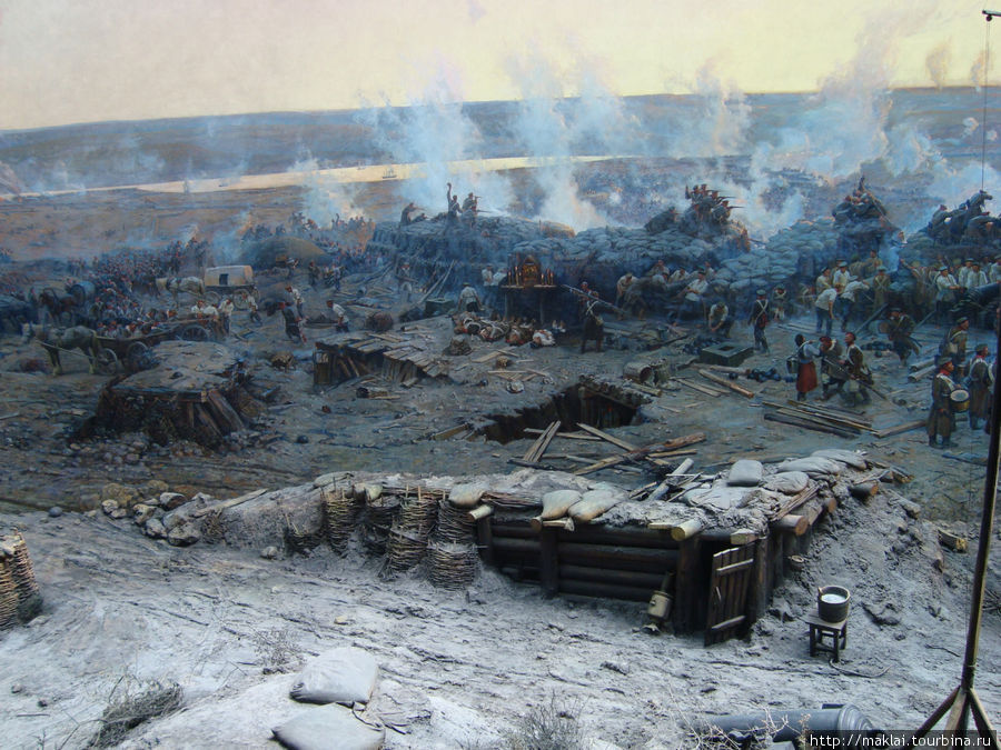 Панорама первой обороны Севастополя 1854-1855 гг. Севастополь, Россия