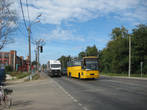 проспект Ленина города Лакинск (а также: Горьковское шоссе и автомагистраль М7)