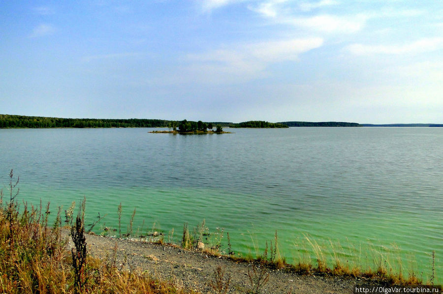 К осени вода приобретает зеленоватый оттенок Ревда, Россия