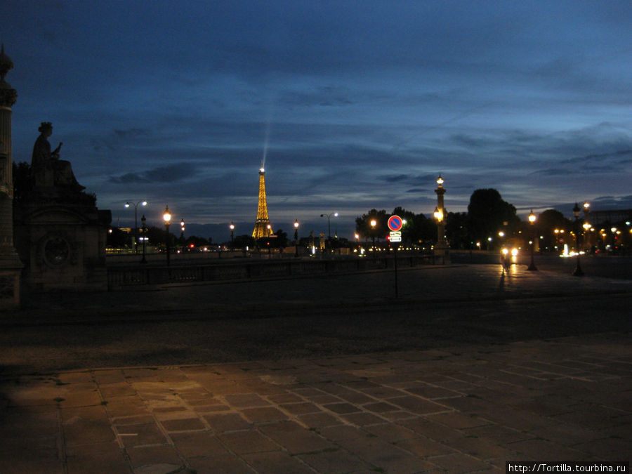 Вечерний Париж Париж, Франция
