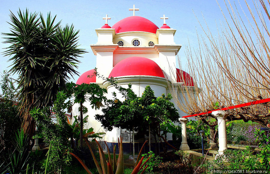 Греческая церковь Собора Двенадцати Апостолов Капернаум, Израиль