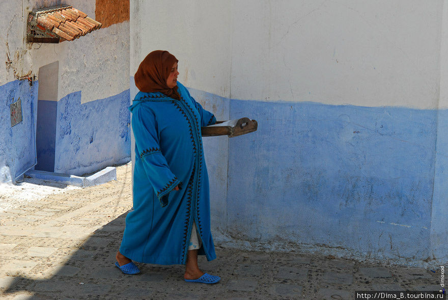 В одном синем-синем городе Шефшауэн, Марокко