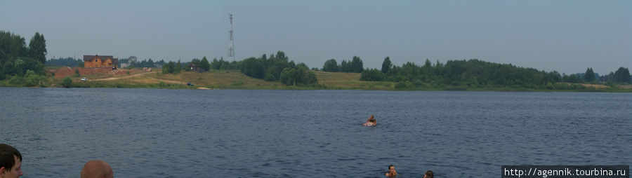 Панорама Рыбинского водохранилища Пошехонье, Россия
