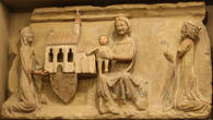 Барельеф с изображением жертвователя на храм