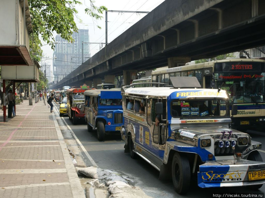 Военные учения на улицах Манилы Манила, Филиппины