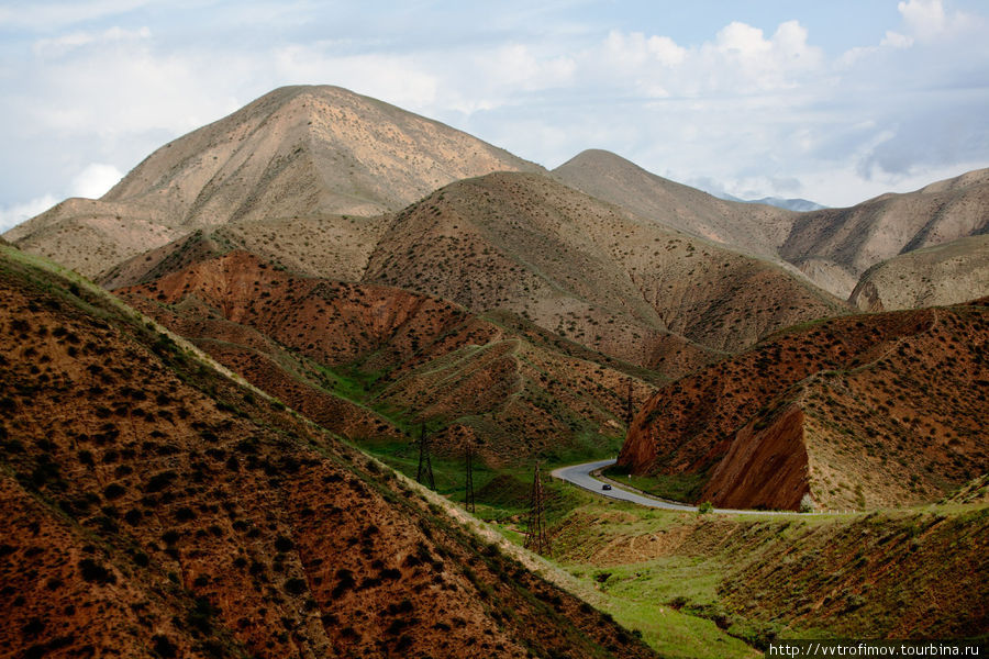 Одна из самых живописных дорог мира. Бишкек-Ош Киргизия