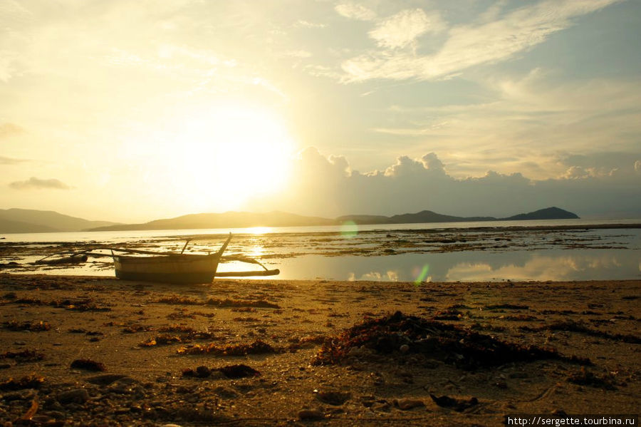 Закат Атремару Остров Палаван, Филиппины