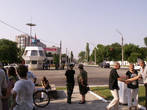 Здесь проходил бой с прорумынски настроенными националистами Молдовы.