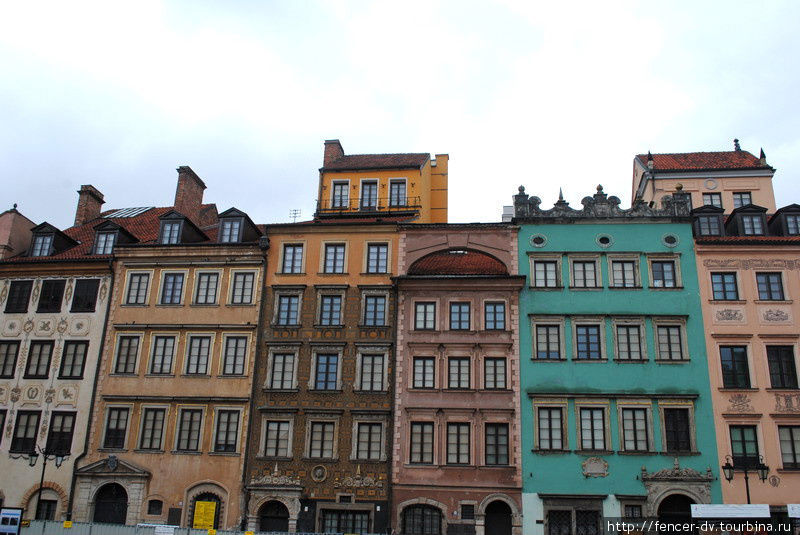 Цветные домики напоминают Прагу Варшава, Польша