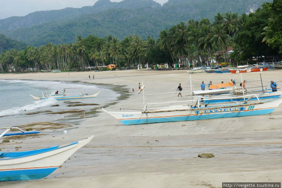 Пляж Сабанга Сабанг, остров Палаван, Филиппины
