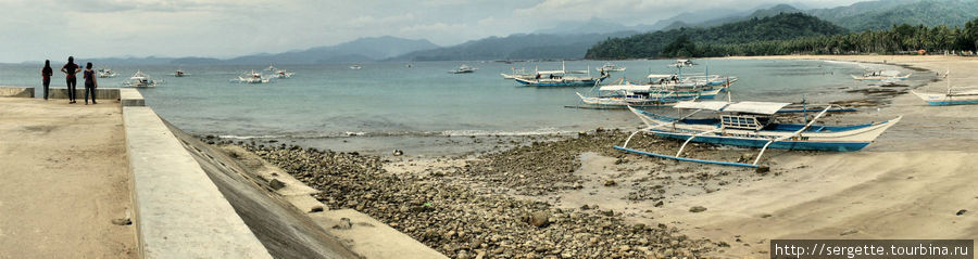 Панорама Сабанг, остров Палаван, Филиппины
