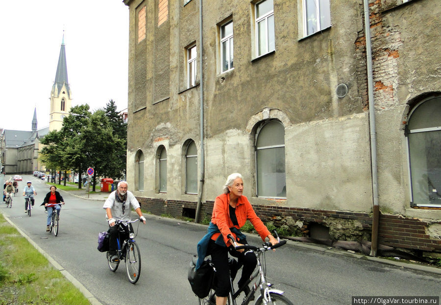 На велосипеде можно увидеть больше, чем ходить пешком Либерец, Чехия