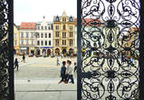 Кованые ворота городской ратуши