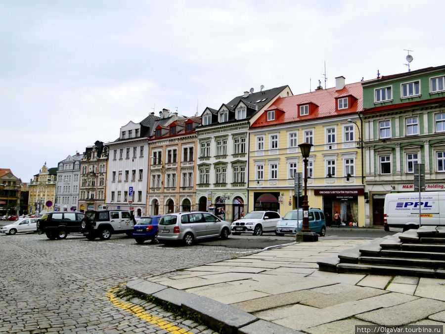 Чешский город с немецкими чертами на своем лице Либерец, Чехия