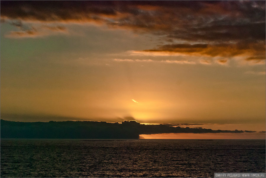 Канарские закаты Остров Тенерифе, Испания