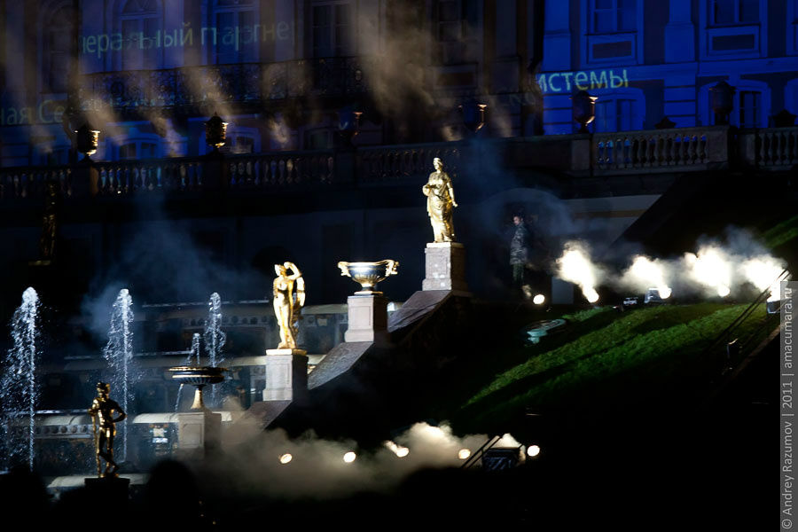 Как закрывают фонтаны в Петергофе Санкт-Петербург, Россия