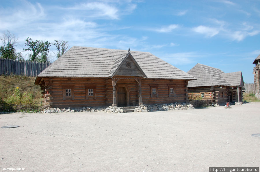 Резиденция кошевого атамана на Сечи. Хортица, Украина