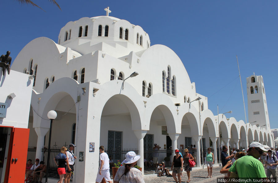 Кафедральный собор Фира, остров Санторини, Греция