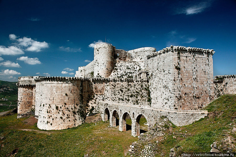 Замок крестоносцев Крак де Шевалье.