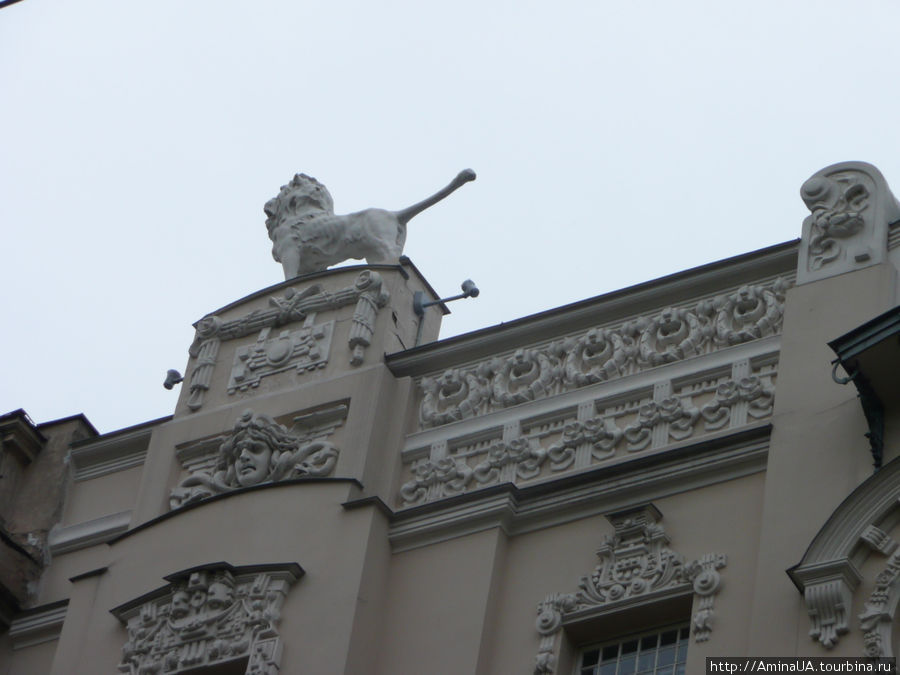 дома в стиле Арт Нуво на ул. Альберта Рига, Латвия дома в стиле Арт Нуво на ул. Альберта Рига, Латвия