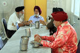 Старейшины обедают особняком