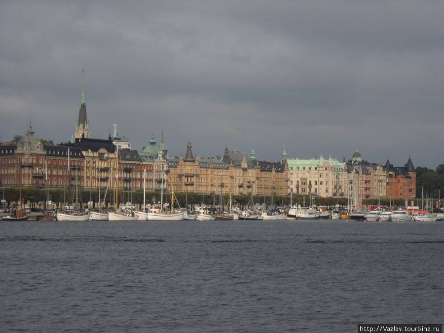 Панорама набережной Стокгольм, Швеция