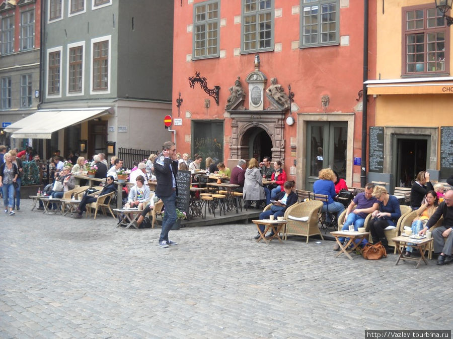 Уличное кафе Стокгольм, Швеция