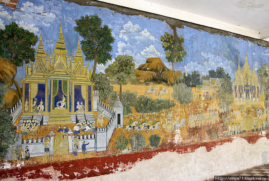 Пномпень. Королевский дворец. Рамаяна Пномпень, Камбоджа