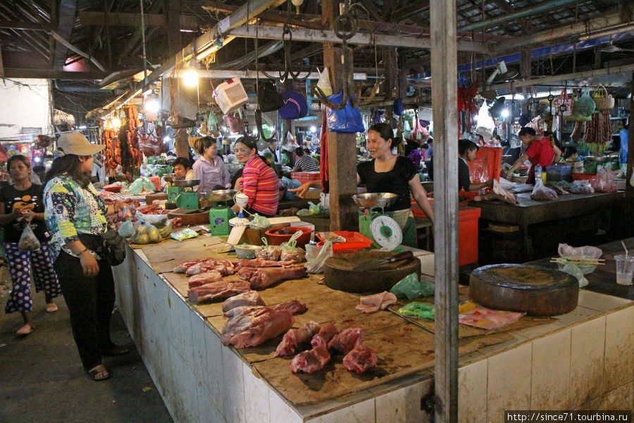Местный рынок Сиемреап, Камбоджа