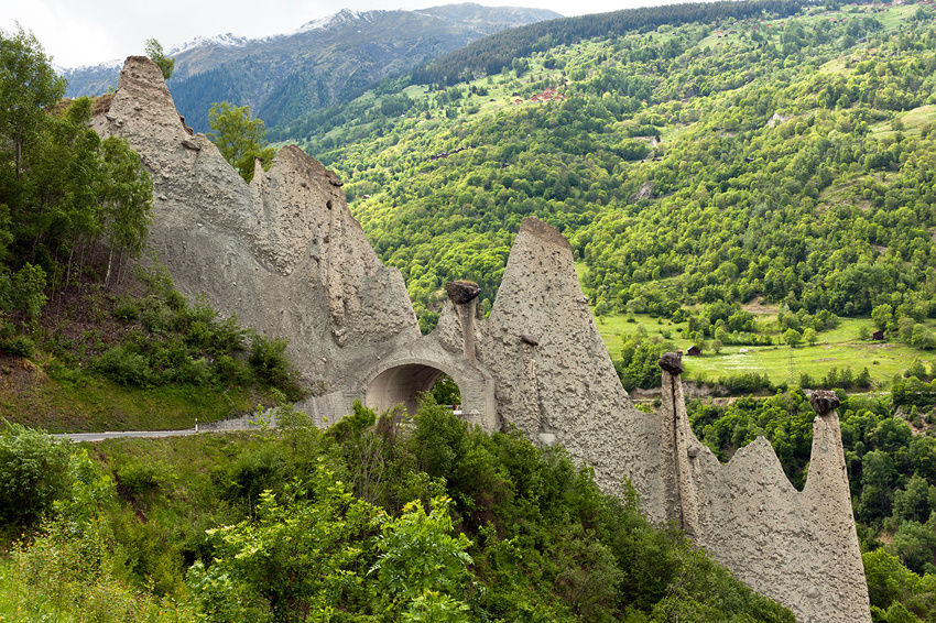 Пирамиды d’Euseigne Швейцария